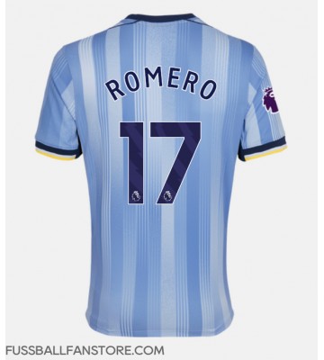 Tottenham Hotspur Cristian Romero #17 Replik Auswärtstrikot 2024-25 Kurzarm